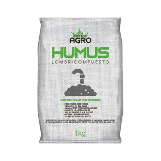 BULTO 1 KG HUMUS SÓLIDO LOMBRICOMPUESTO