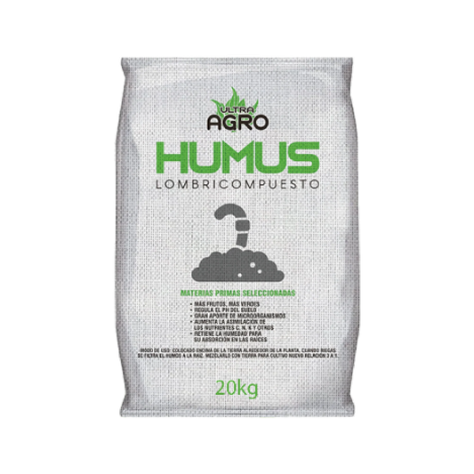 BULTO 20 KG HUMUS SÓLIDO LOMBRICOMPUESTO